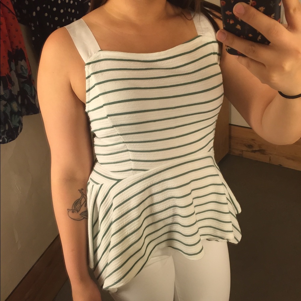 Anthropologie Deletta Striped Knit Tank